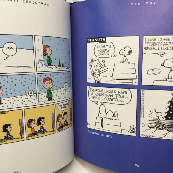 The Joy Of A Peanuts Christmas Book 50 Years Holiday Comics Charlie Brown Snoopy - Picture 6 of 14